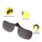 Polarized Sunglasses Clip (Brown)